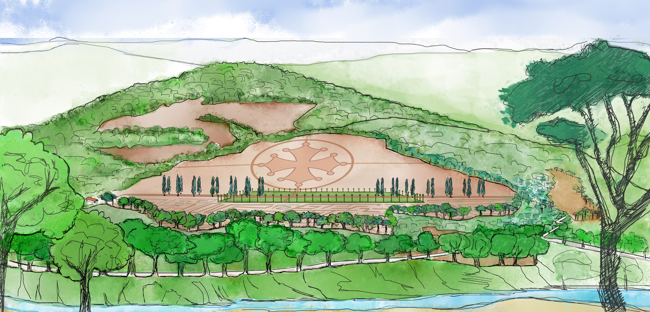 Plan de Saint André la Tuilerie
